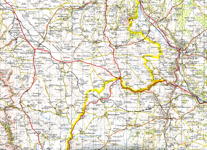 Cromford map