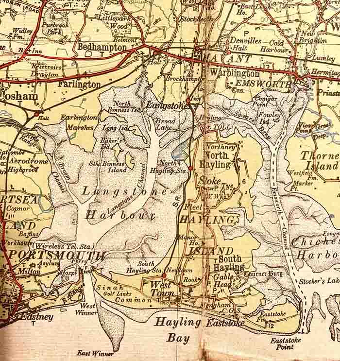 Hayling Map