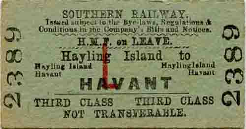 Hayling Ticket