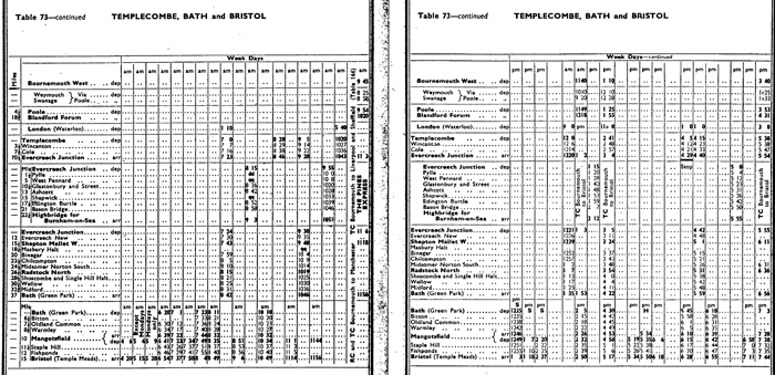 S&D Timetable1